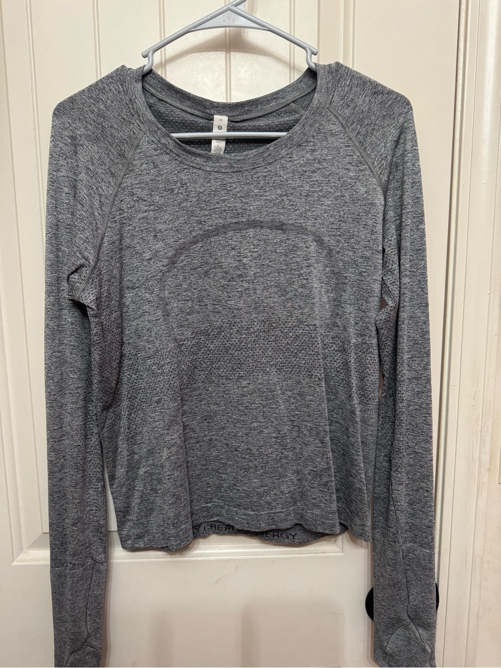 Gray Long-Sleeve Women's lululemon Top